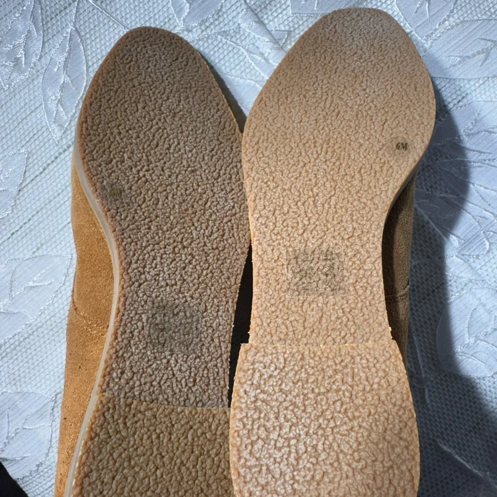Madewell Suede Lace-Up Boots Women’s 6M – Camel Brown